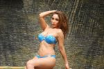 Sofia Hayat at Holi bikini shoot in Madh on 3rd March 2015